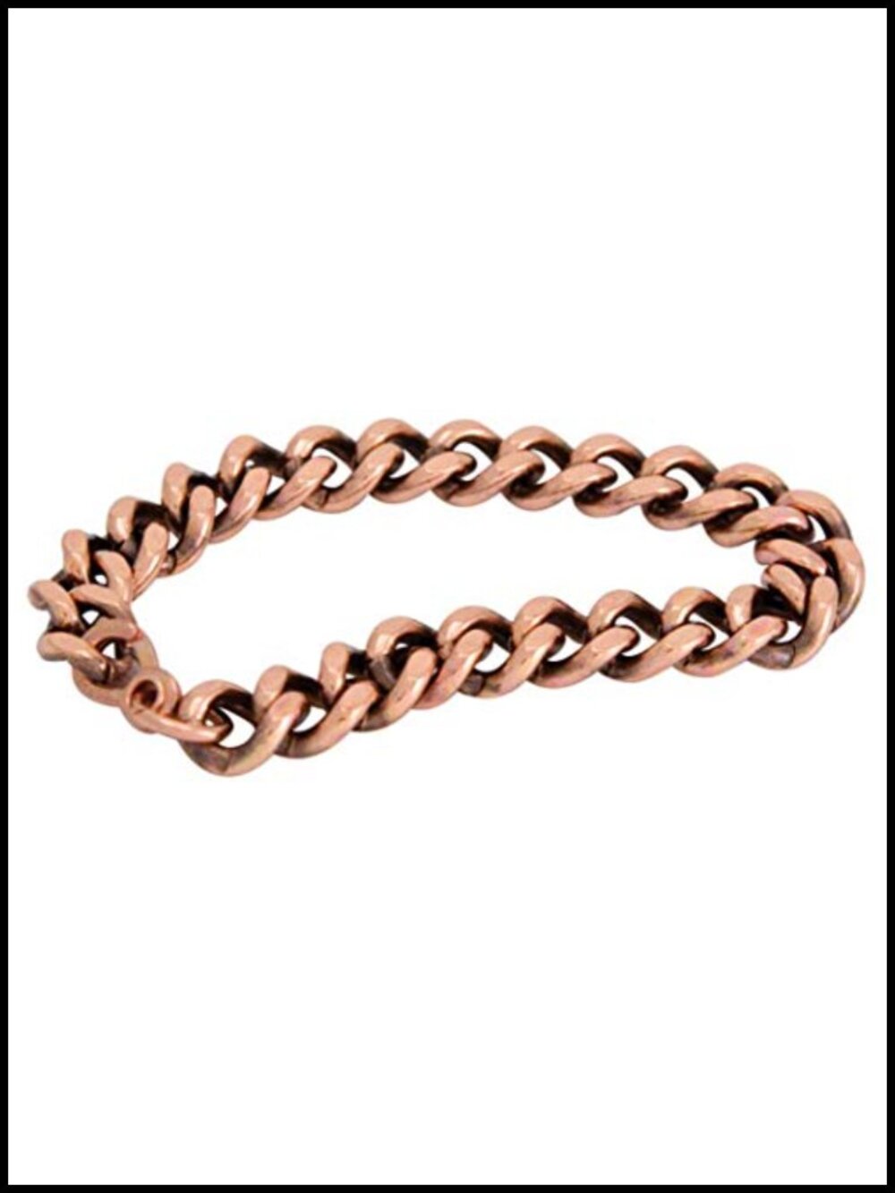 Burnished Copper Magnetic Therapy Chain Bracelet